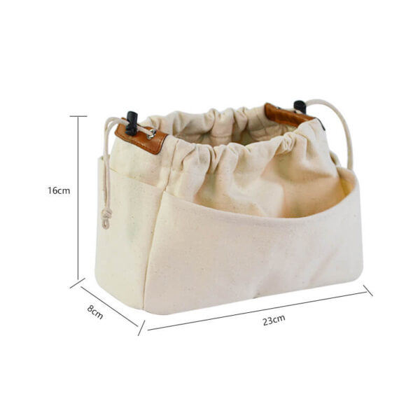 Canvas Drawstring Makeup Bag