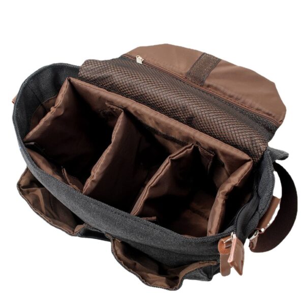 Canvas Messenger bags with Detachable camera bags crossbody