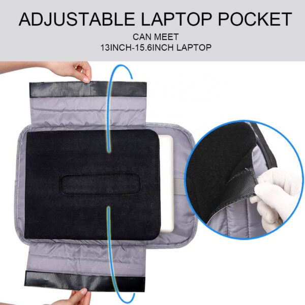 Designer briefcase easily turn in to Laptop backpack for men